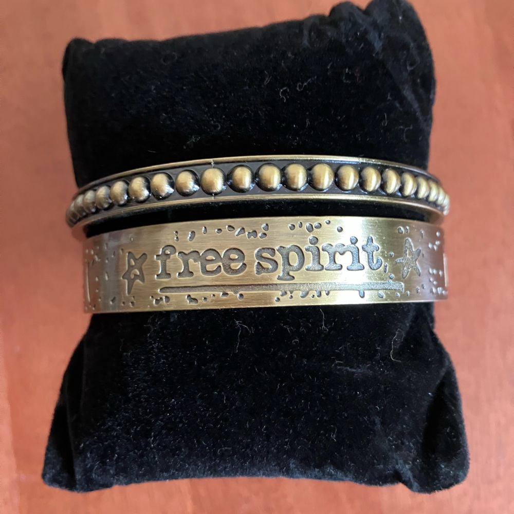 Kelly Rae Roberts Message Bangle Set - Picture 3 of 6